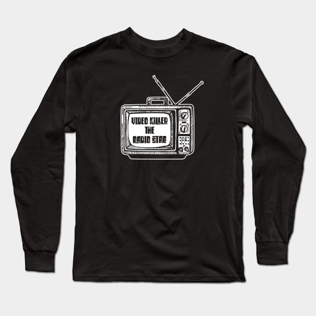 Video Killed the Radio Star - Buggles Long Sleeve T-Shirt by Barn Shirt USA
